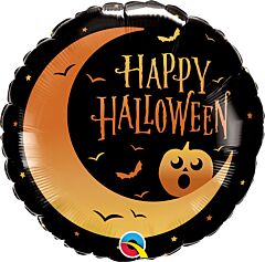 18" Halloween Crescent Moon and Jack