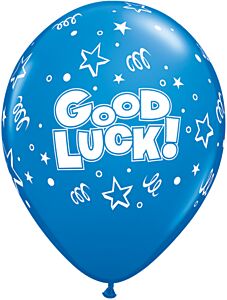 11" Qualatex Good Luck Stars Latex