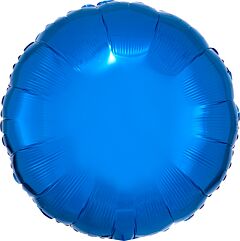 17" Metallic Blue Round