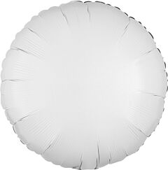 18" Metallic White Round