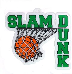 Slam Dunk Charm - Emerald