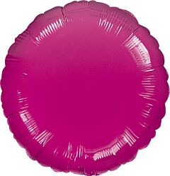 17" Metallic Fuchsia Round