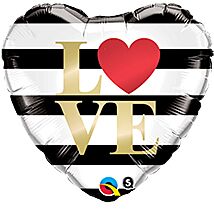 18" Love Horizontal Stripes