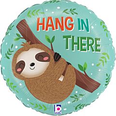 9" Hang In There Cute Sloth