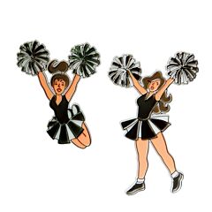 3" Cheerleaders - Black