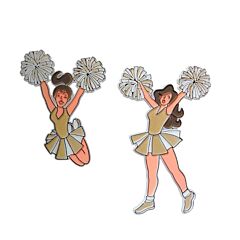 3" Cheerleaders - Gold