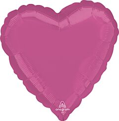 17" Bright Bubblegum Pink Heart