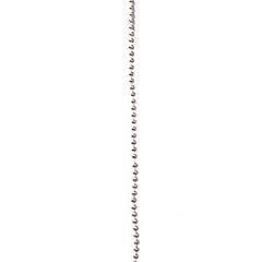 9' - 4mm Bead Garland - Silver