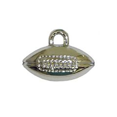 1" Football - Met Silver