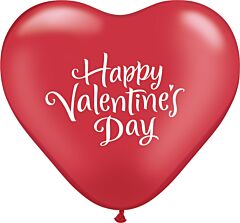 15" Val Heart Script Latex