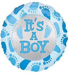 18" Cute Baby Boy Feet 2 Sided