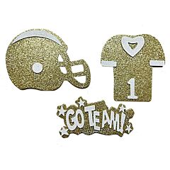 Glitter Foam Team - Gold/White
