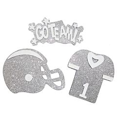 Glitter Foam Team - Silver/White
