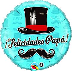 18" Felicidades Papa Top Hat