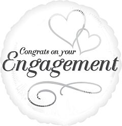 18" Two Hearts Engagement