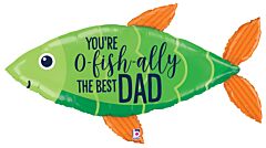 45" O-Fish-ally Best Dad