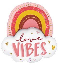 35" Boho Love Vibes Rainbow