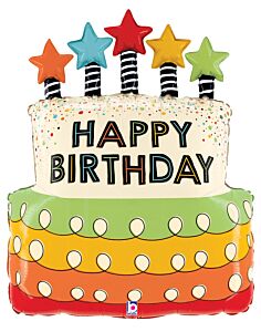 31" Candle Star Birthday Cake
