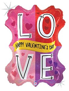 29" Valentine Love Color Blocks