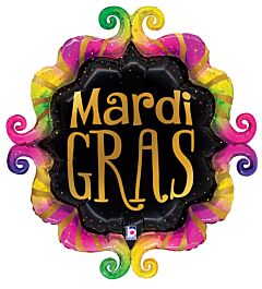 28" Mardi Gras Fancy Frame