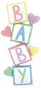 63" Special Delivery Baby Blocks