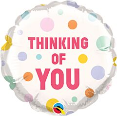 4" Thinking Of You Polka Dots