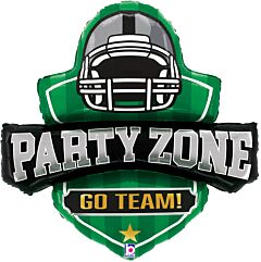 31" Party Zone Football Insignia