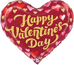 24" Valentines Day Sparkles Heart