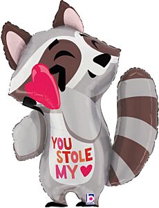 32" Stole My Heart Raccoon