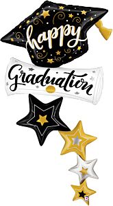 66" Special Delivery Graduation Stars