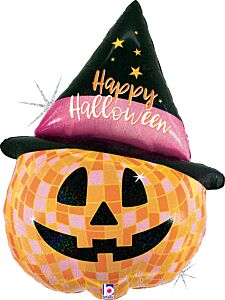 33" Disco  Halloween Jack-O-Lantern