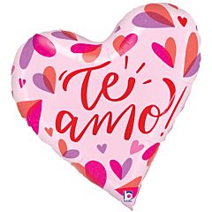 28" Te Amo Corazon de Dos Tonos