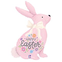 32" Easter Pastel Pink Bunny