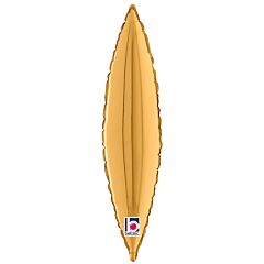 17" Tapered Leaf Gold