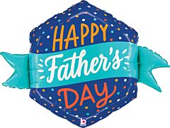 34" Fathers Day Bright Banner