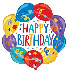 27" Birthday Balloon Wreath