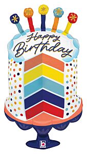 32" Sliced Birthday Cake