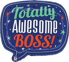 26" Awesome Boss Speech Bubble