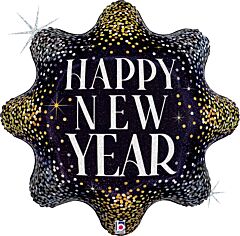 30" Sparkle New Year Burst