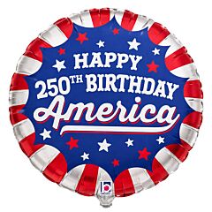 18" American 250 Birthday