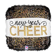 18" Metallic New Year Cheer