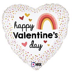 18" Boho Rainbow Valentine