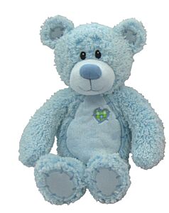 8" Tender Teddy Blue Plush