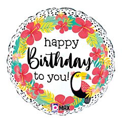 18" Tropical Toucan Birthday