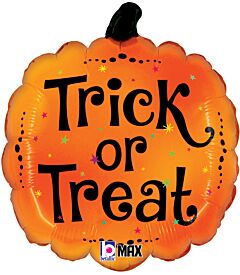 18" Trick or Treat Pumpkin