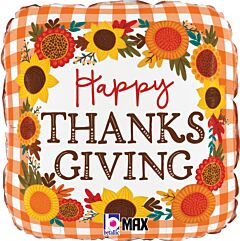 18" Thanksgiving Buffalo Plaid