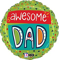 18" Awesome Dad Confetti