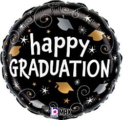 18" Graduation Swirls