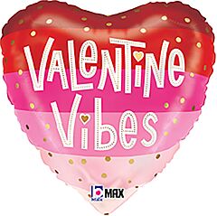 18" Satin Stripes Valentine Vibes