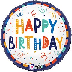 18" Festive Birthday